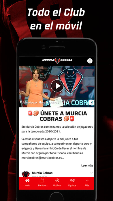 Emulate iPhone app Murcia Cobras using MyAndroid Emulate iPhone app Murcia Cobras using MyAndroid