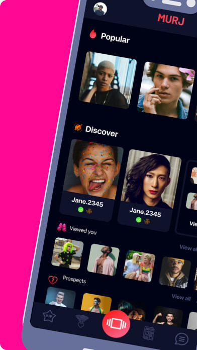Emulate iPhone app MURJ - LGBTQ+ Social Space using MyAndroid
