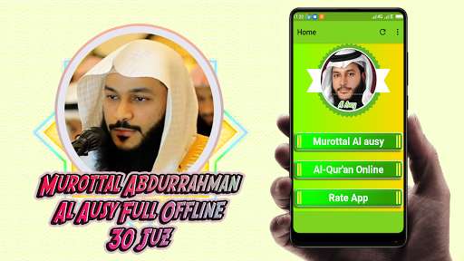 Run android online APK Murottal Abdurrahman Al Ausy Full Offline 30 Juz from MyAndroid or emulate Murottal Abdurrahman Al Ausy Full Offline 30 Juz using MyAndroid