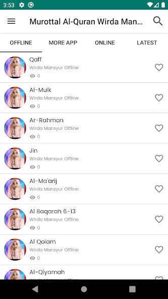 Run android online APK Murottal Al-Quran Wirda Mansur from MyAndroid or emulate Murottal Al-Quran Wirda Mansur using MyAndroid Run android online APK Murottal Al-Quran Wirda Mansur from MyAndroid or emulate Murottal Al-Quran Wirda Mansur using MyAndroid