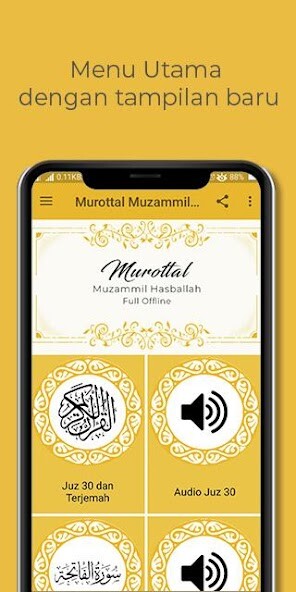Run android online APK Murottal Muzammil Hasballah MP3 Offline from MyAndroid or emulate Murottal Muzammil Hasballah MP3 Offline using MyAndroid