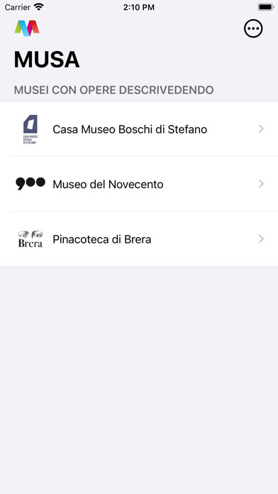 Emulate iPhone app MUSA Museo Accessibile using MyAndroid Emulate iPhone app MUSA Museo Accessibile using MyAndroid
