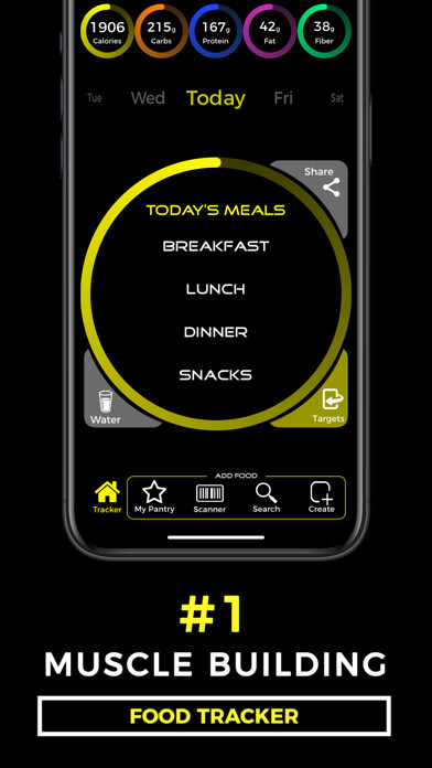 Emulate iPhone app Muscle Building Food Tracker using MyAndroid Emulate iPhone app Muscle Building Food Tracker using MyAndroid