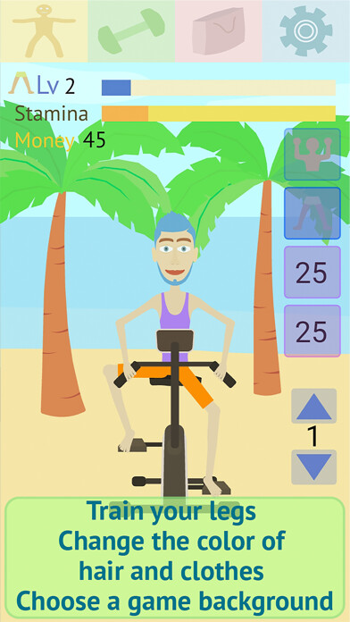 Emulate iPhone app Muscle clicker: Gym game using MyAndroid Emulate iPhone app Muscle clicker: Gym game using MyAndroid