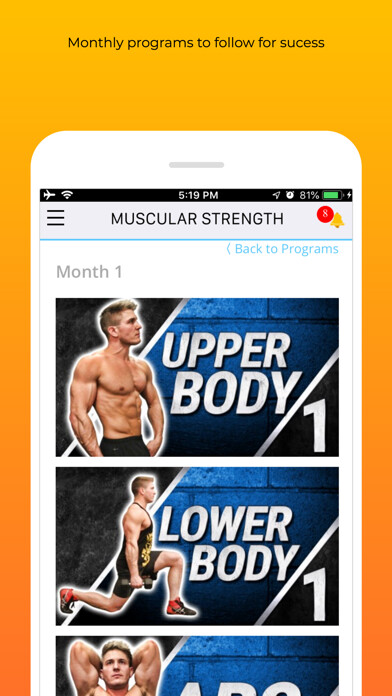 Emulate iPhone app Muscular Strength App using MyAndroid Emulate iPhone app Muscular Strength App using MyAndroid