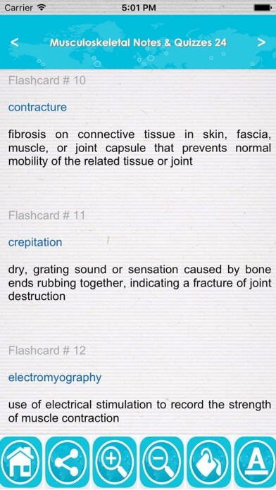 Emulate iPhone app Musculoskeletal Exam Prep :Q&A using MyAndroid
