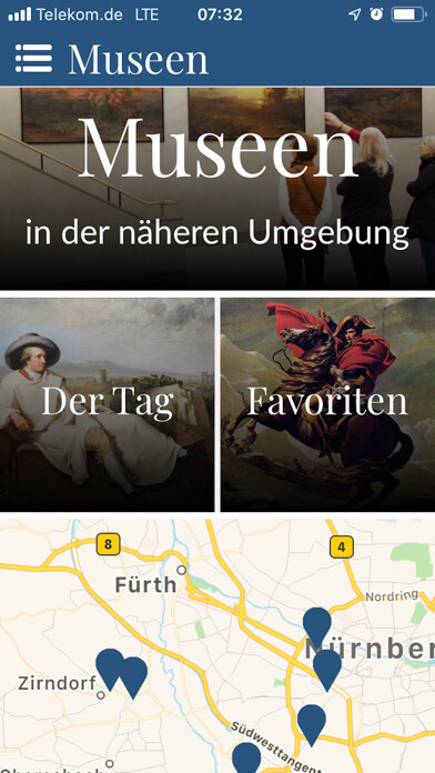 Emulate iPhone app Museen using MyAndroid