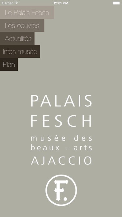 Emulate iPhone app Musée Fesch using MyAndroid