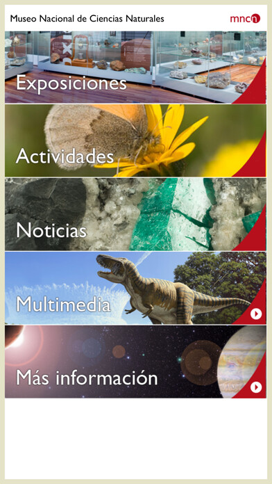 Emulate iPhone app Museo Ciencias Naturales MNCN using MyAndroid Emulate iPhone app Museo Ciencias Naturales MNCN using MyAndroid