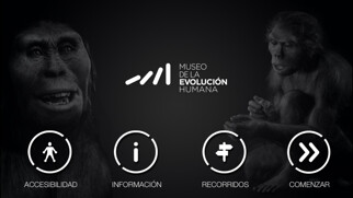 Emulate iPhone app Museo de la Evolución Humana using MyAndroid