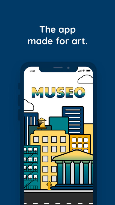 Emulate iPhone app Museo - The Art Tourism App using MyAndroid