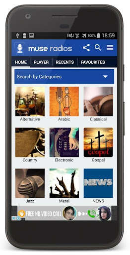 Run android online APK Muse Radios from MyAndroid or emulate Muse Radios using MyAndroid