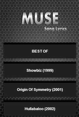 Emulate Android APK Muse Song Lyrics