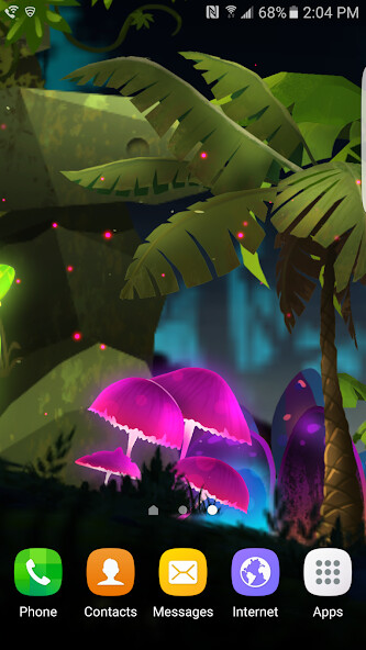 Run android online APK Mushroom Firefly Jungle LWP from MyAndroid or emulate Mushroom Firefly Jungle LWP using MyAndroid