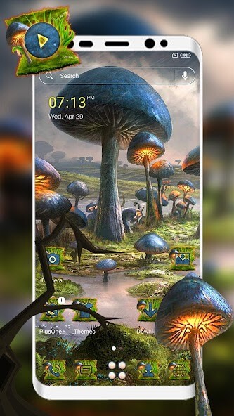Run android online APK Mushroom Land Launcher Theme from MyAndroid or emulate Mushroom Land Launcher Theme using MyAndroid