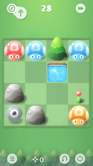 Emulate iPhone app Mushrooms - Logic Puzzle using MyAndroid
