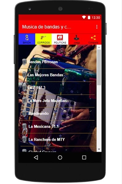 Emulate Android APK musica banda y corridos RADIO Emulate Android APK musica banda y corridos RADIO