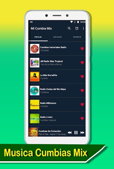 Run android online APK Musica Cumbias Mix from MyAndroid or emulate Musica Cumbias Mix using MyAndroid