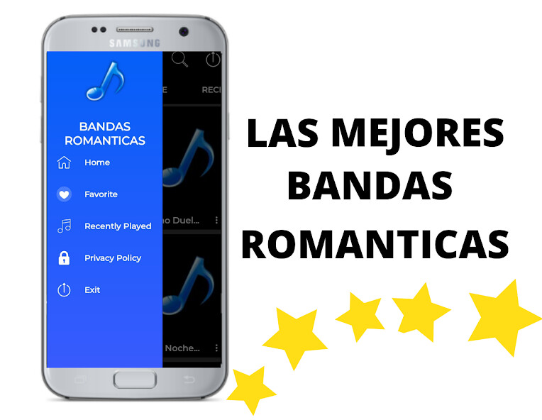 Run android online APK musica de bandas romanticas from MyAndroid or emulate musica de bandas romanticas using MyAndroid