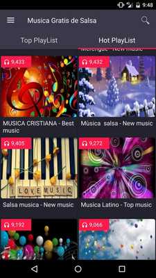Emulate Android APK Musica Gratis de Salsa