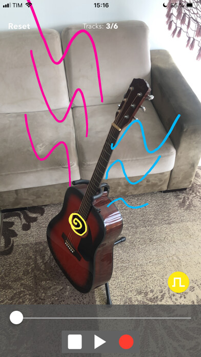 Emulate iPhone app Musical Brush using MyAndroid