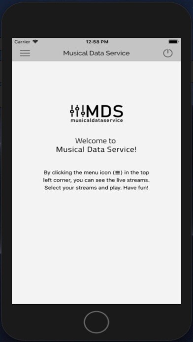 Emulate iPhone app Musical Data Service using MyAndroid
