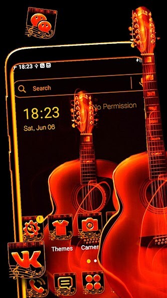 Run android online APK Musical Guitar Launcher Theme from MyAndroid or emulate Musical Guitar Launcher Theme using MyAndroid