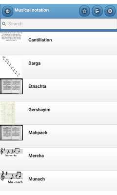 Emulate Android APK Musical notation