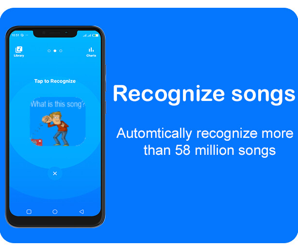 Run android online APK Music and song identifier in seconds from MyAndroid or emulate Music and song identifier in seconds using MyAndroid