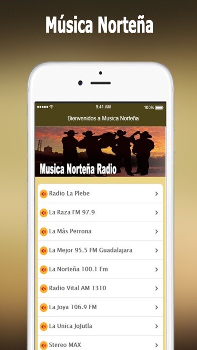 Emulate iPhone app Musica Norteña: Las Mejores Radios Norteñas Online using MyAndroid Emulate iPhone app Musica Norteña: Las Mejores Radios Norteñas Online using MyAndroid