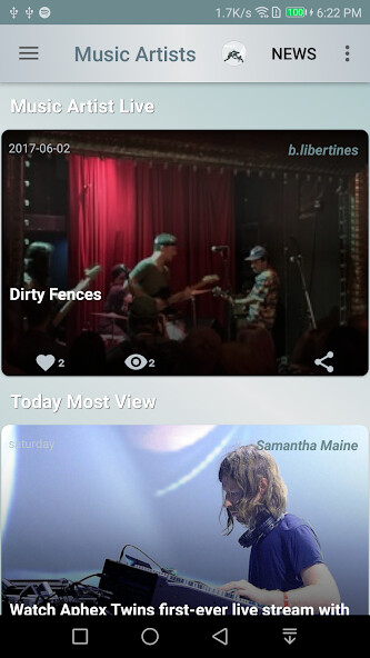 Run android online APK Music Artists from MyAndroid or emulate Music Artists using MyAndroid