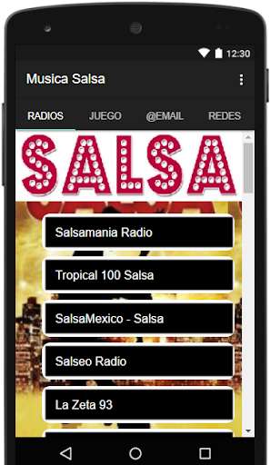 Run android online APK Musica Salsa Gratis PRO from MyAndroid or emulate Musica Salsa Gratis PRO using MyAndroid