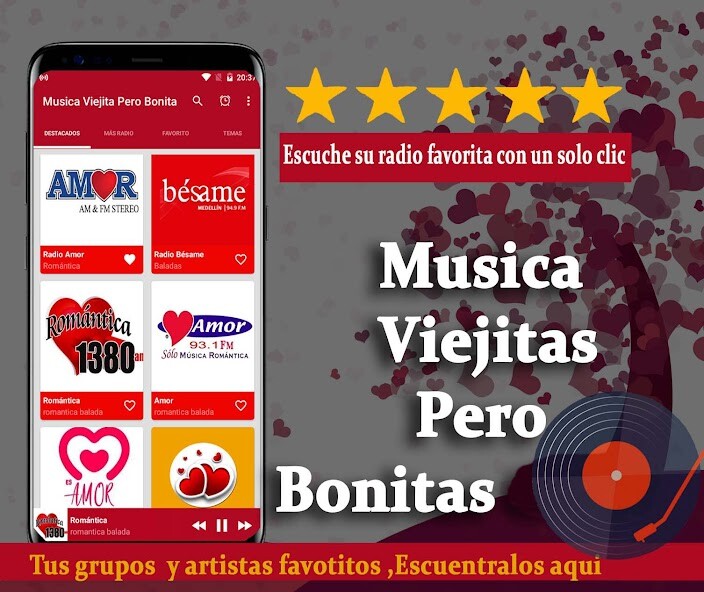 Run android online APK musica viejita pero bonita from MyAndroid or emulate musica viejita pero bonita using MyAndroid