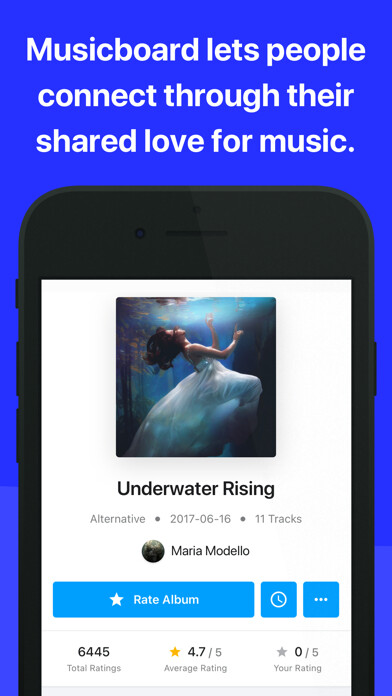 Emulate iPhone app Musicboard - Discuss Music using MyAndroid