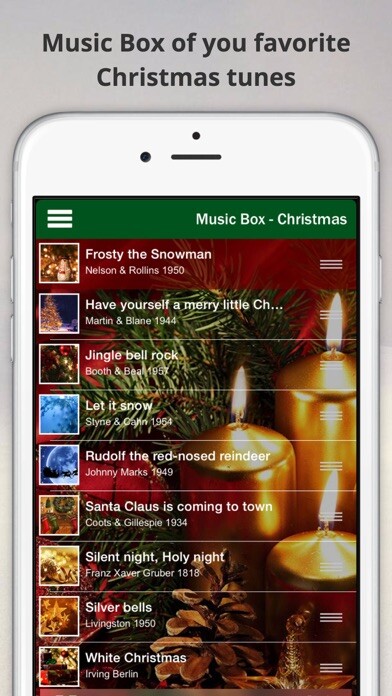 Emulate iPhone app Music Box - Christmas Songs & Natural Ambience for Sleep & Relaxation using MyAndroid Emulate iPhone app Music Box - Christmas Songs & Natural Ambience for Sleep & Relaxation using MyAndroid