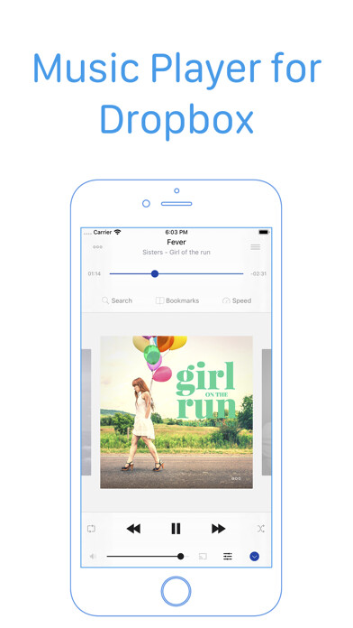Emulate iPhone app Musicbox: player for Dropbox using MyAndroid Emulate iPhone app Musicbox: player for Dropbox using MyAndroid