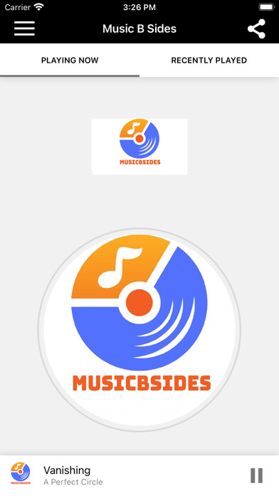 Emulate iPhone app Music B Sides using MyAndroid