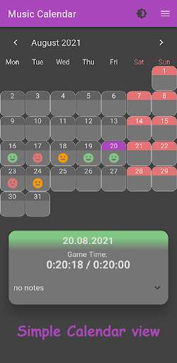 Run android online APK Music Calendar from MyAndroid or emulate Music Calendar using MyAndroid Run android online APK Music Calendar from MyAndroid or emulate Music Calendar using MyAndroid