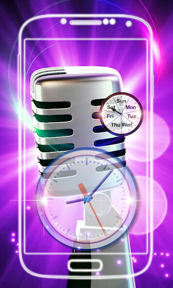 Emulate Android APK Music Clock Live Wallpaper