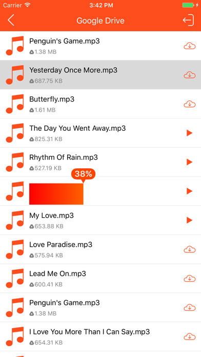 Emulate iPhone app Music Cloud - Songs Player for GoogleDrive,Dropbox using MyAndroid Emulate iPhone app Music Cloud - Songs Player for GoogleDrive,Dropbox using MyAndroid