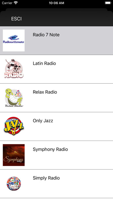 Emulate iPhone app Music Club Web Radio using MyAndroid