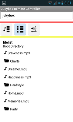 Emulate Android APK Music Controller for Jukybox Emulate Android APK Music Controller for Jukybox