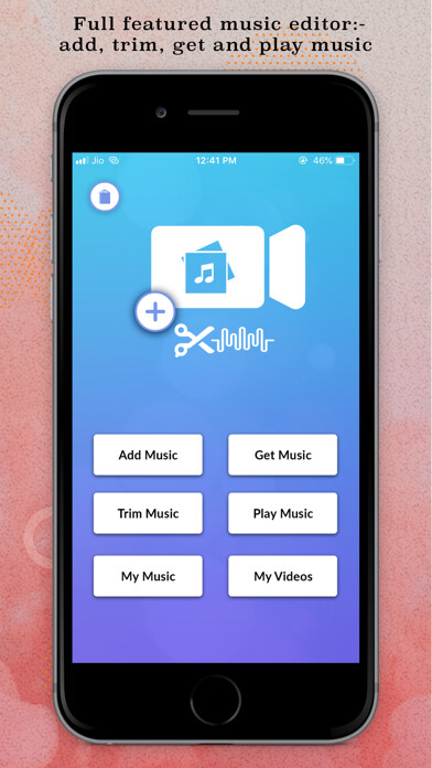 Emulate iPhone app Music Editor For iPhone using MyAndroid