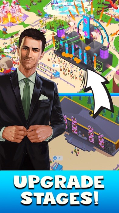 Emulate iPhone app Music Festival Tycoon - Idle using MyAndroid Emulate iPhone app Music Festival Tycoon - Idle using MyAndroid