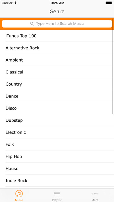 Emulate iPhone app Music Flip-Unlimted Free Music Streaming using MyAndroid