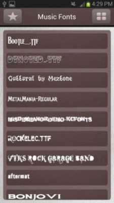 Emulate Android APK Music Fonts for Galaxy