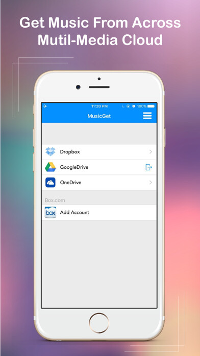 Emulate iPhone app Music Get - Offline Player Streaming from Cloud using MyAndroid Emulate iPhone app Music Get - Offline Player Streaming from Cloud using MyAndroid