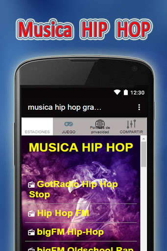 Run android online APK music hip hop free rap radio fm from MyAndroid or emulate music hip hop free rap radio fm using MyAndroid
