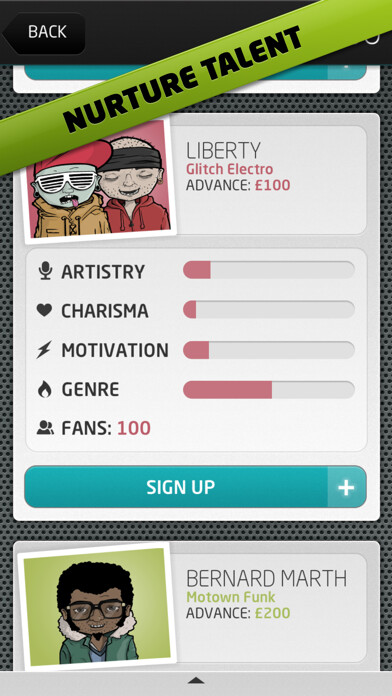 Emulate iPhone app Music Inc using MyAndroid