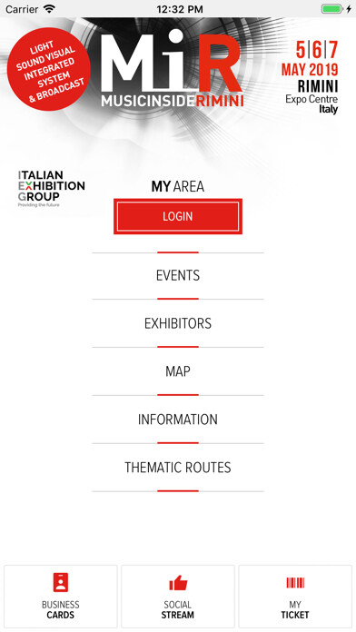 Emulate iPhone app Music Inside Rimini using MyAndroid